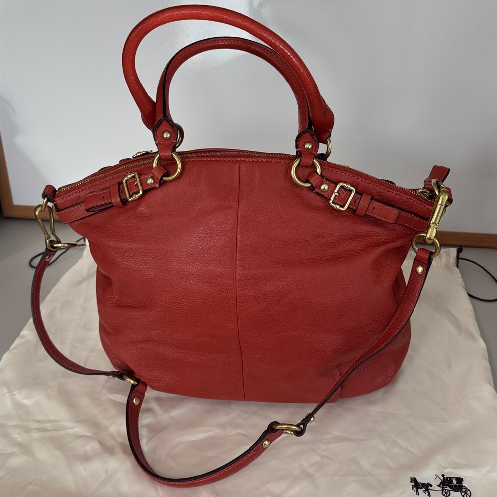 Coach Madison Leather Lindsey Satchel *Authentic* - Picture 9 of 16